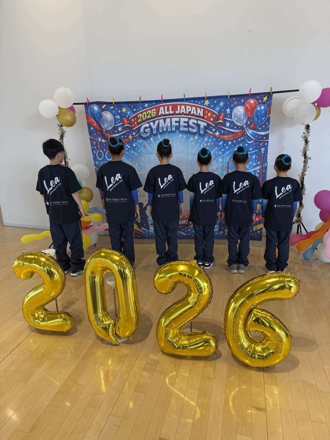 石川県小松市 Lea体操クラブ 子どもたち 集合写真 パートナー契約