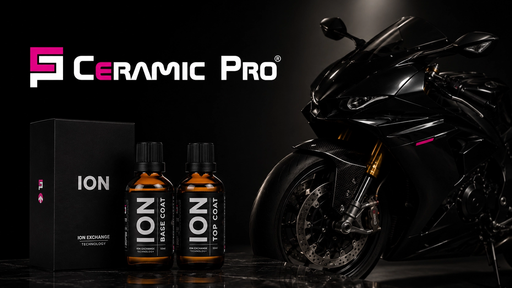 Ceramic Pro BIKE 正規認定施工店 THE THREE TECH 石川県小松市 バイクコーティング