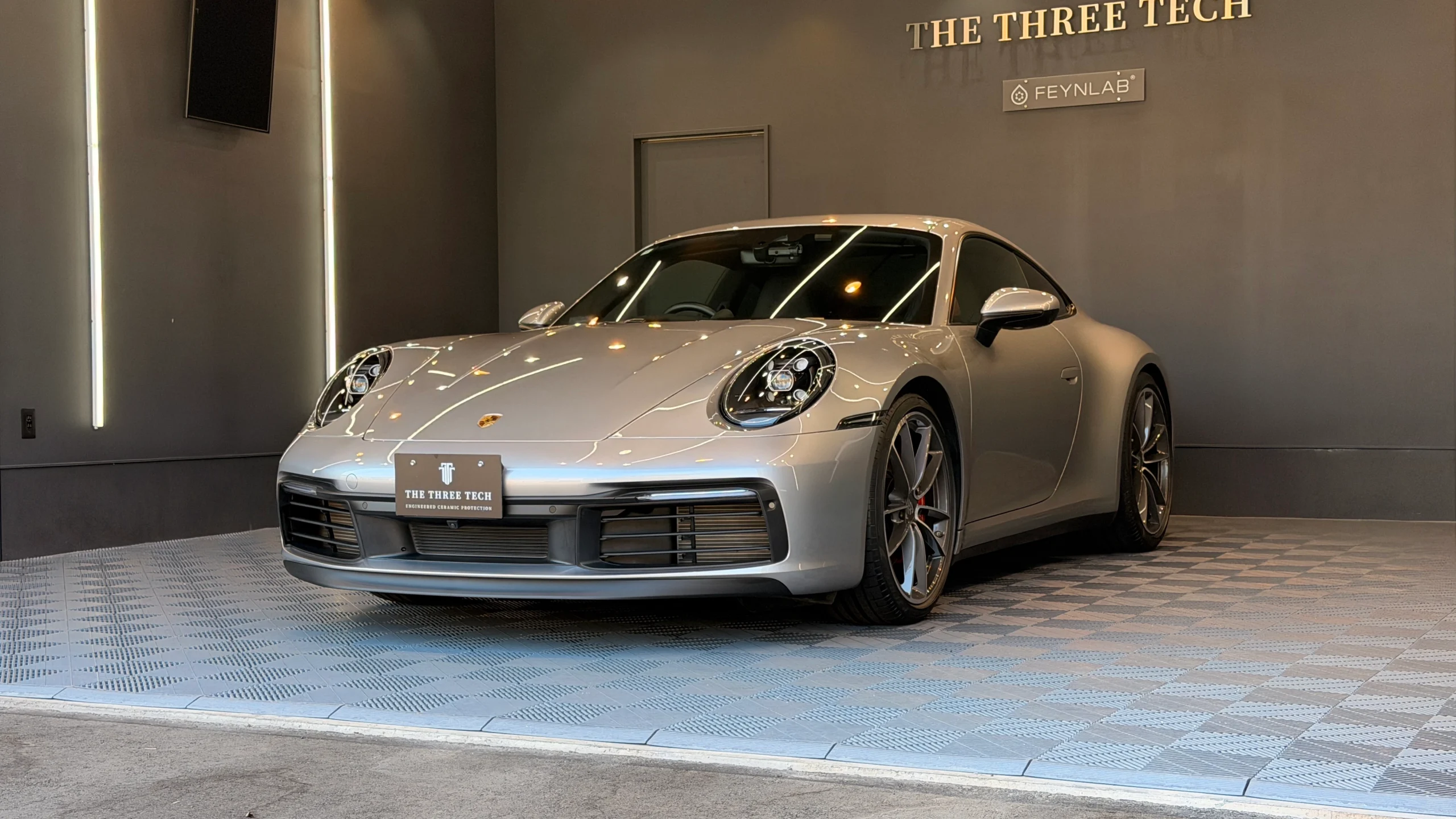 完備品✨ ポルシェデザイン P’3100 テックフレックス ゴールド シルバー ポルシェ 911 カレラS セラミックコーティング｜石川県金沢市