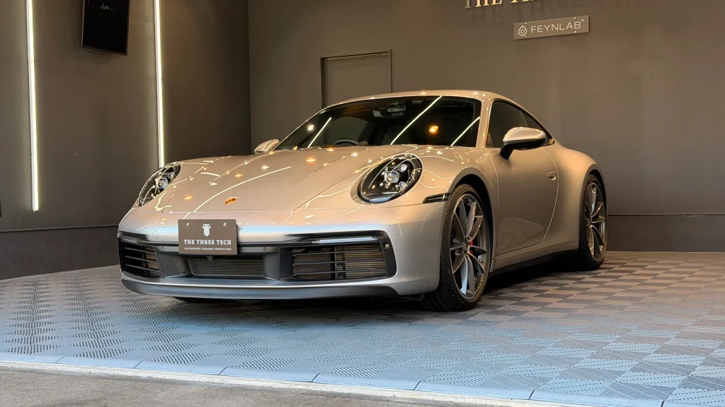 石川県金沢市より入庫しFEYNLABセラミックコーティングを施工したポルシェ911（992）カレラS