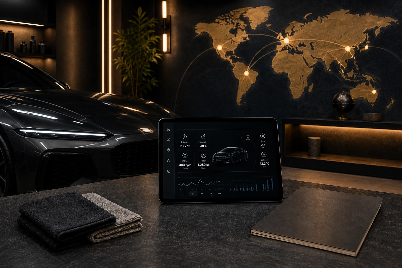 THE THREE TECHのメンテナンス、カーライフサポート、海外提携機関との技術交流